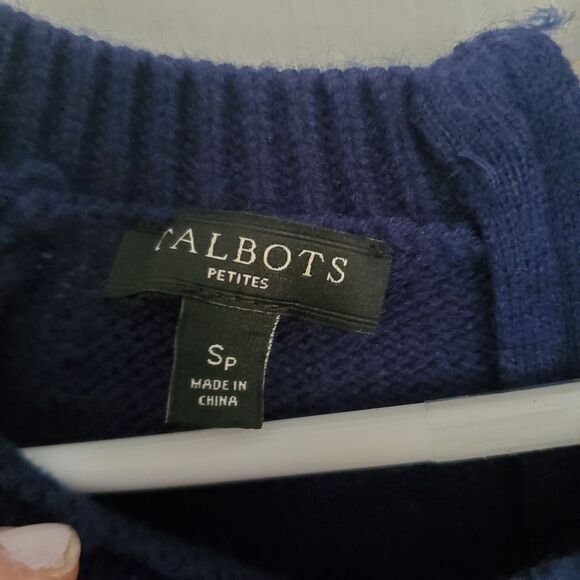 TALBOTS Crewneck Sweater Size Small Petite - Picture 4 of 7